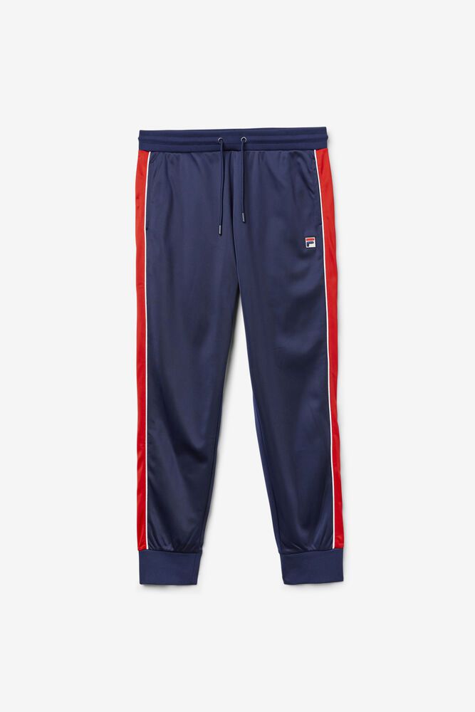 Fila Pants Mens Navy Elijah Track - Ireland 32510-GDFQ